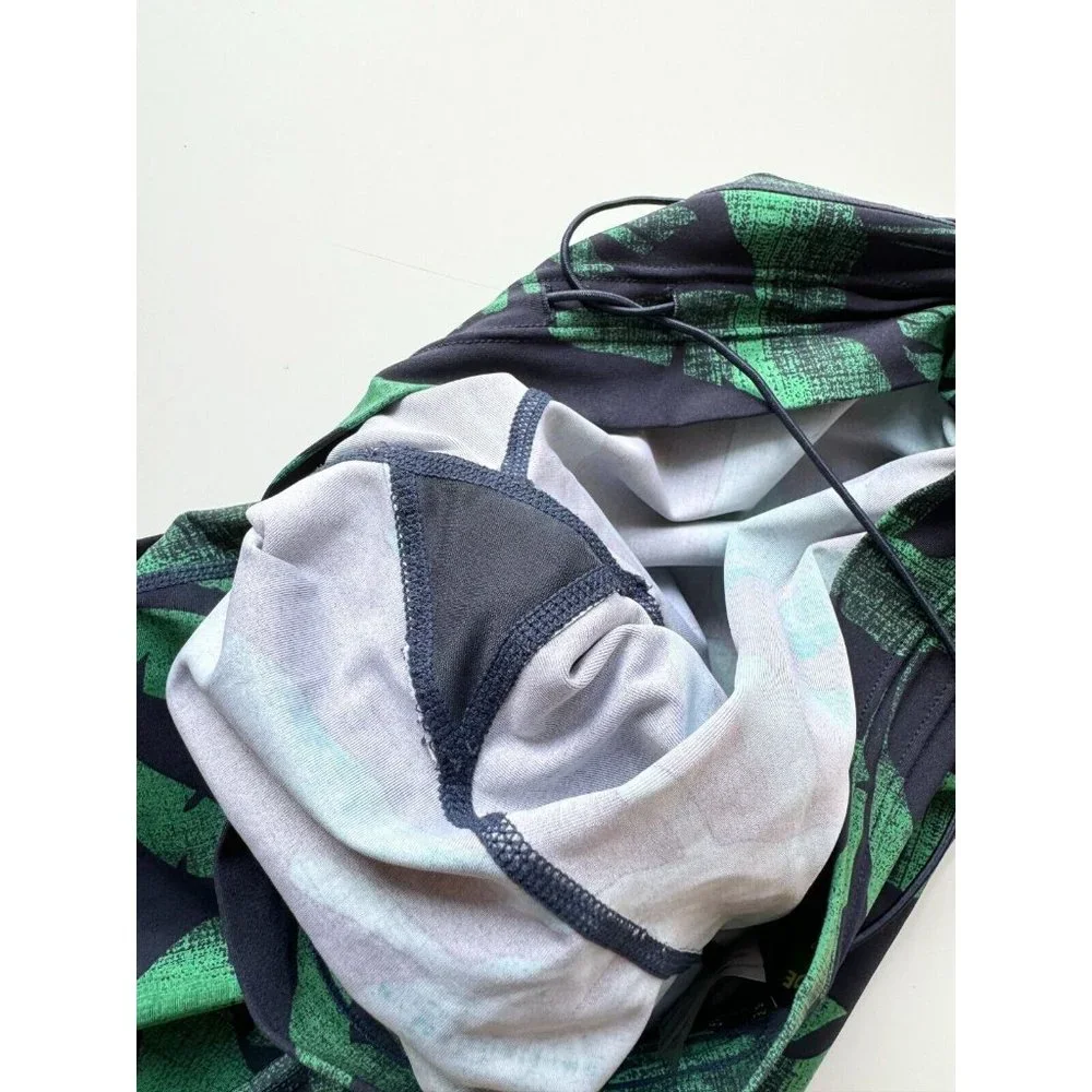 THE UPSIDE Green Palm Lead Print Anna Bra 29" Leggings Workout Set, Size M/US8 - Picture 13 of 16